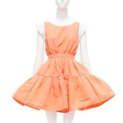 Pre-owned Polyester dresses Alexander McQueen Pre-owned , Orange , Dam...