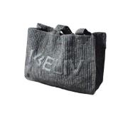 Fitia Geborduurde Raffia Tote Tas Ibeliv , Gray , Dames