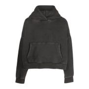 Zwarte Gewassen Hoodie Entire Studios , Gray , Heren