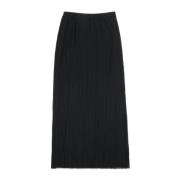 Zwarte Maxi Rok MM6 Maison Margiela , Black , Dames