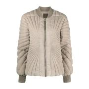 Losvallende gewatteerde bomberjas van Moncler x Rick Owens Moncler , G...