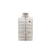 Drieknoop Vest Moncler , Beige , Heren