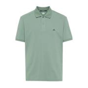 Groen Geborduurd Logo Polo Shirt C.p. Company , Green , Heren