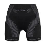 Shorts met logo Misbhv , Black , Dames