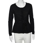 Pre-owned Wool tops Moschino Pre-Owned , Black , Dames