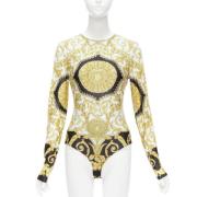 Pre-owned Fabric tops Versace Pre-owned , Yellow , Dames