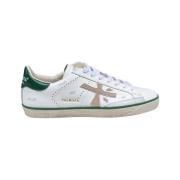 Steven Print Editie Wit Groen Sneakers Premiata , White , Heren