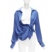 Pre-owned Fabric tops Jacquemus Pre-owned , Blue , Dames