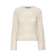 Vmlamar LS O-Neck Pullover Birch | Freewear Wit Vero Moda , White , Da...