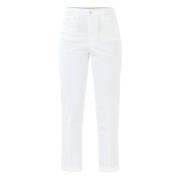 Veelzijdige High-Waisted Broek Kocca , White , Dames