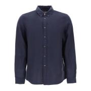 Klassieke Fit Linnen Overhemd met Button-Down Kraag PS By Paul Smith ,...