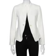 Pre-owned Fabric outerwear Armani Pre-owned , White , Dames