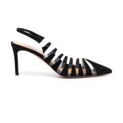 Hot Rumor Sling 75 Aquazzura , Black , Dames