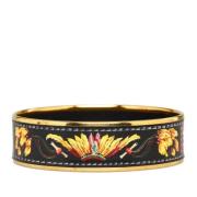 Pre-owned Metal bracelets Hermès Vintage , Yellow , Dames