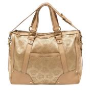 Pre-owned Canvas shoulder-bags Versace Pre-owned , Beige , Dames