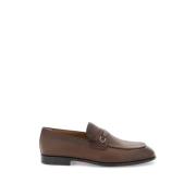 Gancini Mocassins van korrelig leer Salvatore Ferragamo , Brown , Here...