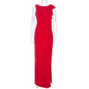 Pre-owned Acetate dresses Carolina Herrera Pre-owned , Red , Dames