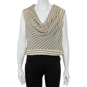 Pre-owned Silk tops Armani Pre-owned , Beige , Dames