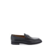 Gancini Leren Mocassins Salvatore Ferragamo , Black , Heren