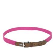 Pre-owned Leather belts Dolce & Gabbana Pre-owned , Pink , Dames