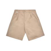 Casual Beige Shorts Family First , Brown , Heren