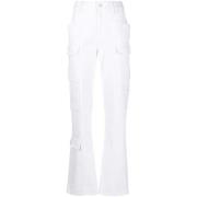 Cargo Zak Straight-Leg Jeans Isabel Marant , White , Dames