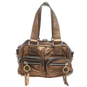 Pre-owned Leather handbags Chloé Pre-owned , Brown , Dames