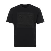 Kel Borstzak T-shirt - Ink Black Nemen , Black , Heren