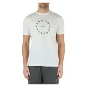 Regular Fit Katoenen T-shirt Armani Exchange , White , Heren