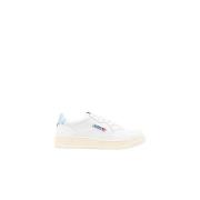 Witte en Celeste Medalist Low Sneakers Autry , White , Heren