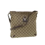 Pre-owned Canvas gucci-bags Gucci Vintage , Beige , Dames