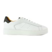 Witte Leren Sneakers met Memory Foam Binnenzool Doucal's , White , Her...