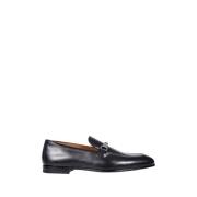 Stijlvolle Nero Venetian Loafers Doucal's , Black , Heren