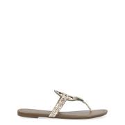 Smoke Roccia Miller Schoenen Tory Burch , Beige , Dames