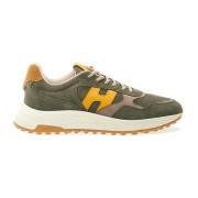 Groene Suede Hyperlight Sneakers Hogan , Green , Heren