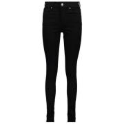 Hoge Taille Super Skinny Jeans Raizzed , Black , Dames