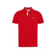 Klassieke Polo Buttoned Shirt Tommy Jeans , Red , Heren