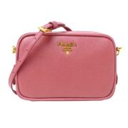 Pre-owned Leather shoulder-bags Prada Vintage , Pink , Dames