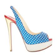 Pre-owned Fabric heels Christian Louboutin Pre-owned , Multicolor , Da...