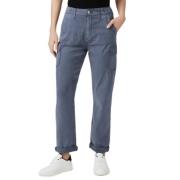 Relaxed Straight Leg Cargo Jeans Paige , Blue , Dames