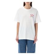 Amo T-shirt met hartlogo A.p.c. , White , Dames