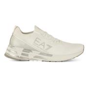 Crusher Istance Stoffen Sneakers Emporio Armani EA7 , White , Heren