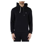 Essential Double Jersey Hoodie Emporio Armani , Blue , Heren