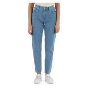 High-waisted Mom Fit Jeans Calvin Klein Jeans , Blue , Dames