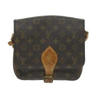 Pre-owned Canvas shoulder-bags Louis Vuitton Vintage , Brown , Dames