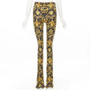Pre-owned Fabric bottoms Versace Pre-owned , Yellow , Dames