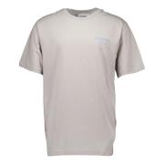 Lichtgrijze T-shirts Iceberg , Gray , Heren