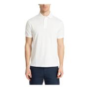 Logo Polo Shirt Emporio Armani , White , Heren