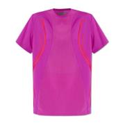 Trainings T-shirt met logo Adidas by Stella McCartney , Purple , Dames