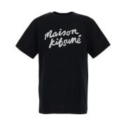 Katoenen T-shirt Maison Kitsuné , Black , Heren